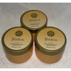 Avon Timeless Perfumed Skin Softener Cream Jar 5 oz lot of 3 fragrance lotion