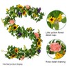 Simulation Flower Garland Boho Sunflower and Rose Floral Garland for