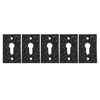 Hammer and Tongs - Rectangular Escutcheon Plate - W30mm x