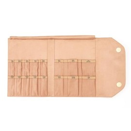 KnitPro Double Pointed Needle Case-for Knitting or Crocheting Projects, Suede, Clay, 22 x 17.5 x 1.5cm