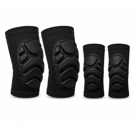 Protective Knee and Elbow Pads for Sports – Shock-Absorbing Sponge Support Gear for Cycling, Training, Outdoor Activities