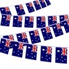 YQQZQ Australia Flags Banner,5 M Length 20pcs Flags Australian Small
