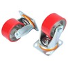 KUAFU Hitch Mount Skid Wheel Universal for RV Travel Trailer