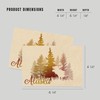 Alaska, Vector Moose and Trees (4x6 Birch Wood Postcards, 2-Pack