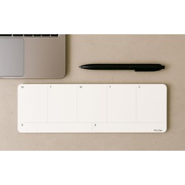 Weekly Planner Pad, Weekly To Do List Notepad, Tear Off Undated Weekly Planner Notepad, 2 Pack, 50 Sheet Each, 4,2" X 11,7", Premium Thick Paper with Cardboard Back Support, Weekly Desk Planner by CLEVER SIGNS