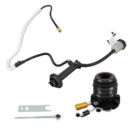 RainMan S Hydraulic Clutch Master and Slave Cylinder Assembly Replacement for 1997-2003 F150 1997-1999 F250 2004 HERITAGE CC649043 2L3Z7A543AA, Black