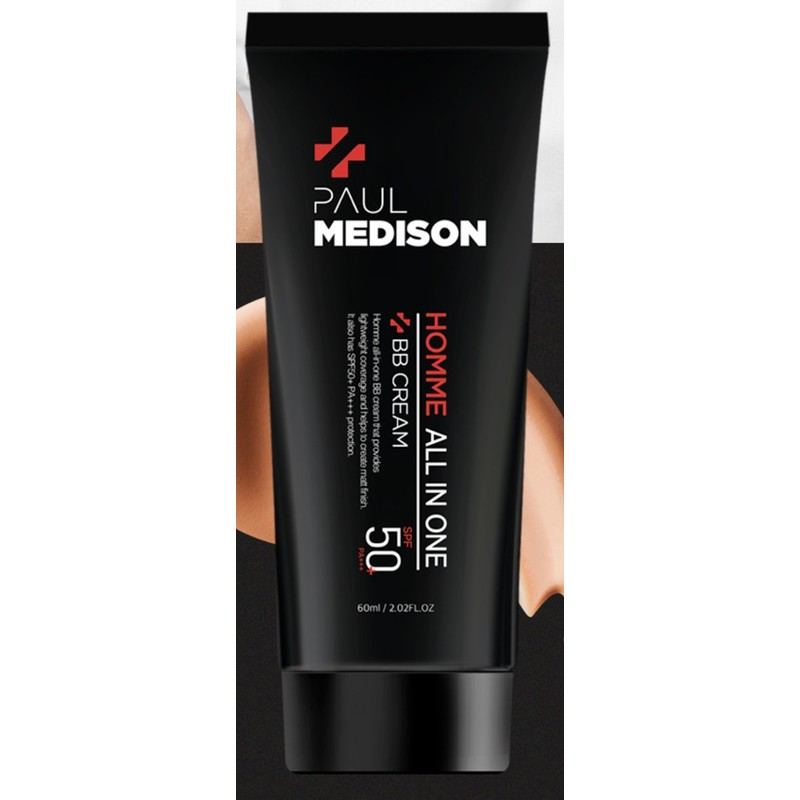 폴메디슨 옴므 올인원 비비크림 SPF 50+ PA+++ 60ml, 2개 Polmedison
