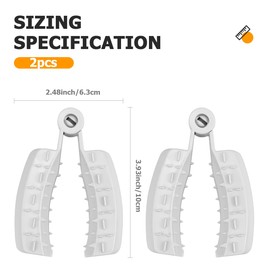 LNQ LUNIQI 2Pcs Finger Guard Mandolin Guard Vegetables Fruit Slicer Grater Protector Kitchen Tools for Grabbing Garlic, Carrot, Potato, Cucumber