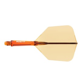 CUESOUL ROST 77 Integrated Dart Shaft and Flight,Big Wing Shape,Set of 3(clear color series)