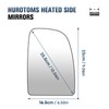 Hurotoms Right Passenger Side Mirrors Glass Compatible with Ram Promaster
