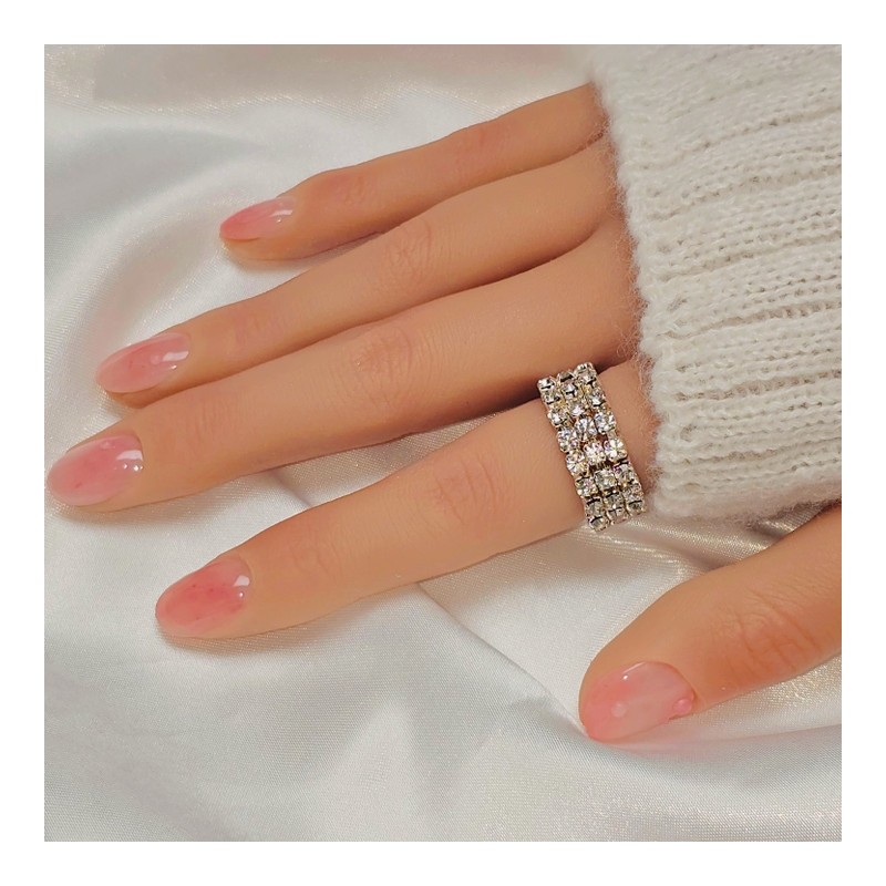  Peach [Handmade Nail Tip] Emily Nail - White Peach