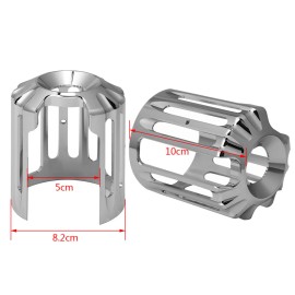 Unbranded Chrome CNC Cut Oil Filter Cover Cap Trim For Harley Touring Dyna Softail Fatboy