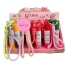 Lip Gloss Llavero Intercambiable Kawai Mayoreo 24 Pz