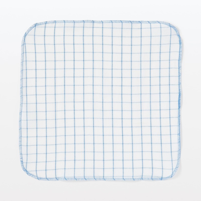 Muji 84761669 Indian Cotton Yarn-Dyed Dish Towels, Set of 6,