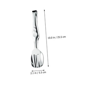 CIYODO Convenient Stainless Steel Grill Tongs Ergonomic Cooking Accessory for BBQ Outdoor Events and Parties Heat Resistant Secure Grip for Serving and Cooking