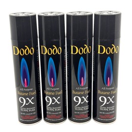 dodo 9x ULTRA REFINED DODO BUTANE FUEL ALL PURPOSE 4 PACK