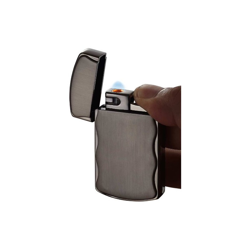 Visol Fireball Brushed Gunmetal Coil Flame Lighter