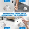 zaa Bathtub Drain Hair Catcher, Silicone Collapsible 1 Pack Drain