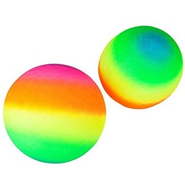 DollarItemDirect 8.5 inches Rainbow Playground Ball, Case of 50