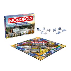 Monopoly Board Game – Rochester, NY Edition: 2-6 Players Family Board Games, Board Games for 8 Years Old and Up, Fun Everyone