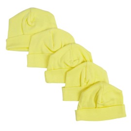 UD_Yellow Baby Cap (pack Of 5) 031-yellow-5