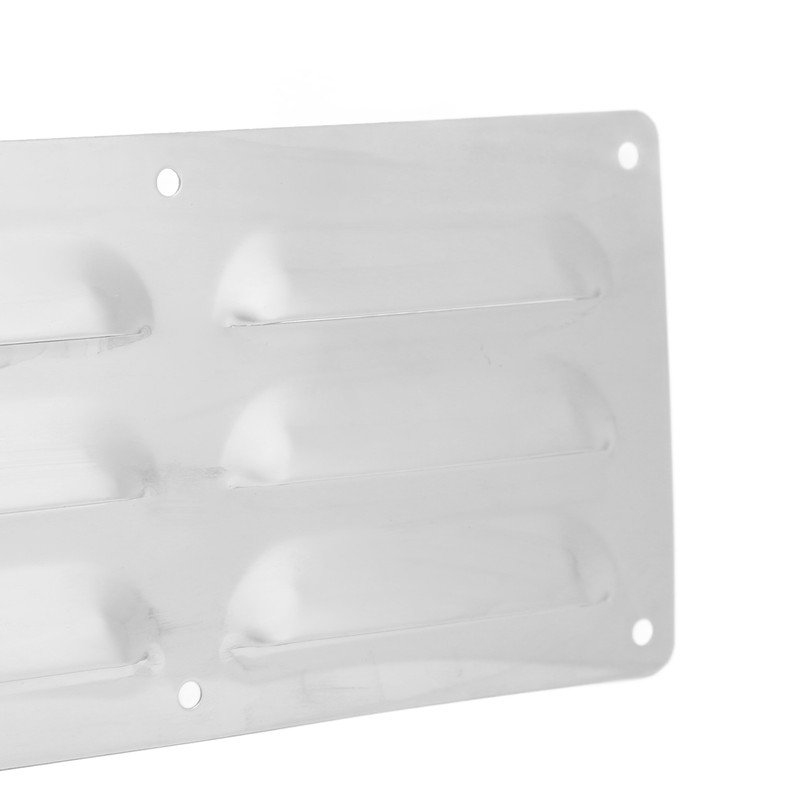 Air Vent Louver Grill Cover Stainless Steel Louver Ventilation Replacement