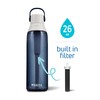 Brita Premium Filtering Water Bottle with Filter, BPA-Free, Night Sky,