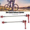 CANSUCC 2pcs Bicycle Wheel Skewer Aluminum Alloy Quick Release Titanium