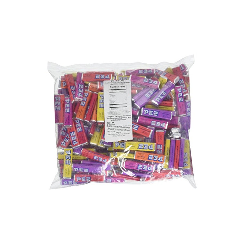 Pez Candy Single Flavor 5 Lb Bulk Bag (Variety)
