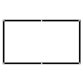 16:9 Portable Hd, Foldable Projection Curtain Projector Projector Screen Screen Polyester For Home Office60In (84 Inches)