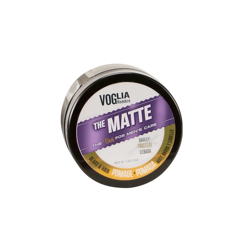 2 pack Pomada para peinar MATTE Barba, cabello y bigote.