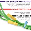 KafTon Pack of 100 Yellow Cable Zip Ties, UL Nylon,
