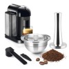Stainless Steel Reusable NespressoV ertuo Pod Compatible with GCA1, BENFUCHEN