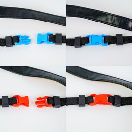 Small Buckles for 10 mm Wide Webbing Straps, 56 Pieces, Colourful, 14 Colours Set, Made of Hard Plastic, Buckle Buckle, Snap Fastener, DIY Replacement Buckle, Buckle Repair, Backpack Strap Buckle,