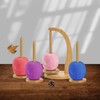 ZMShenMa Wooden Rotatable Spool Holder, High-Performance Magnetic Hand Woven Yarn