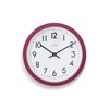 Acctim Elstow Small Kitchen Wall Clock Quartz Retro Style Clay