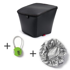 Electric Bike Front Basket Liner Bag Large Capacity Rainproof Cover Bike Basket Storage Bag for Outdoor