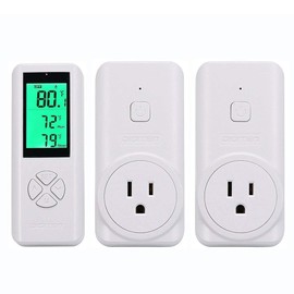 SENSTREE DIGITEN Wireless Temperature Controller, Remote Control Detect Temp, Digital Remote Thermostat, Plug-in Thermostat Outlet