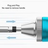 3 Piece Soldering Iron Tips Set Straight Curved Small Blade