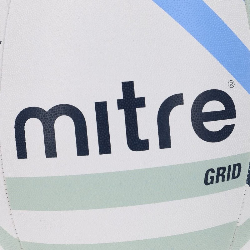 Mitre Grid Rugby Ball Size 5 Extra Strong Lining, Full