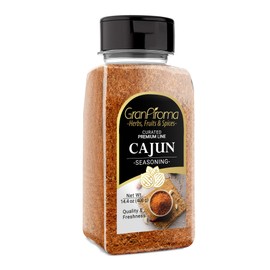 GranAroma Cajun Seasoning, 14.4 oz, Versatile Seasoning, Spicy & Flavorful, New Orlean's Style