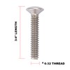 Henne Bery Wall Plate Screw Pack (3/4", 30 pcs, Nickel)