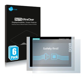 Savvies Screen Protectors for Siemens Simatic HMI TP700 Comfort Ultra Transparent Pack of 6
