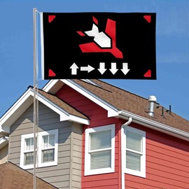 Super Earth Flag Primum In Infernum Flags 3x5 Feet Two-Sided 150D Polyester Banner Man Cave Decor (Stratagem 500KG)