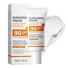 Sunscreen SPF 90 - PA++++ Sun Cream SPF 90 - Ultra Hight UV Protetion Face Sunscreen - Waterproof Sun Cream Against UVA & UVB - Sun Lotion Face Moisturiser For Daily Use, Travel