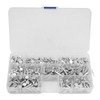 KooingTech 350 Pieces M4 Aluminium Rivets Set Flat Head Solid