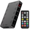 GSCOLER 10-Port ARGB & PWM Fan Hub Controller - Magnetic