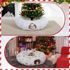 Seeloowy Christmas Tree Cat Tunnel Bed Cat Donut Tunnel Toy
