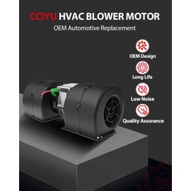 cciyu HVAC Heater Blower Motor with Wheel Fan Cage Air Conditioning AC Blower Motor fit for 008-A45-02