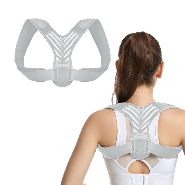 FDEETY Back Straightener Back Support Belt Adjustable Straight Posture Trainer